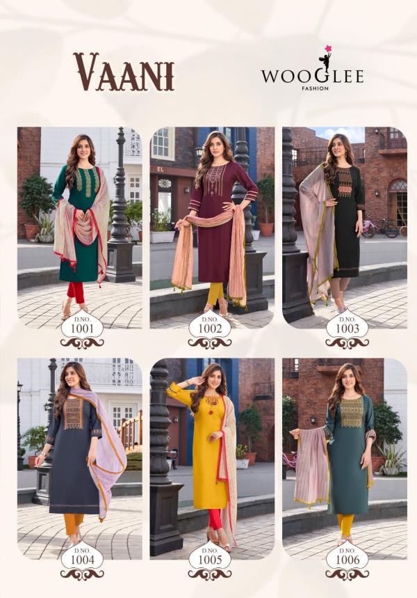 Wooglee Vaani Styles Rayon Exclusive Designer Readymade Collection